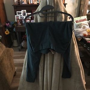 Stretch blue jean leggings